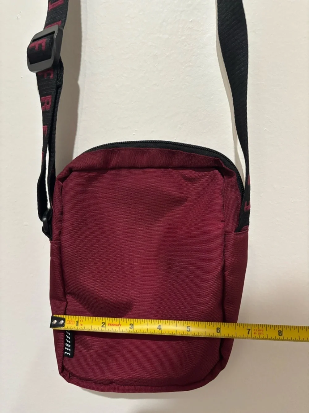 Jeffree Star Crossbody Shoulder Bag - Burgundy